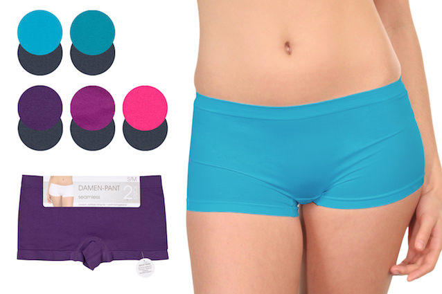 plain panty seamless in pink, violet, plum, turquoise, petrol, anthracite