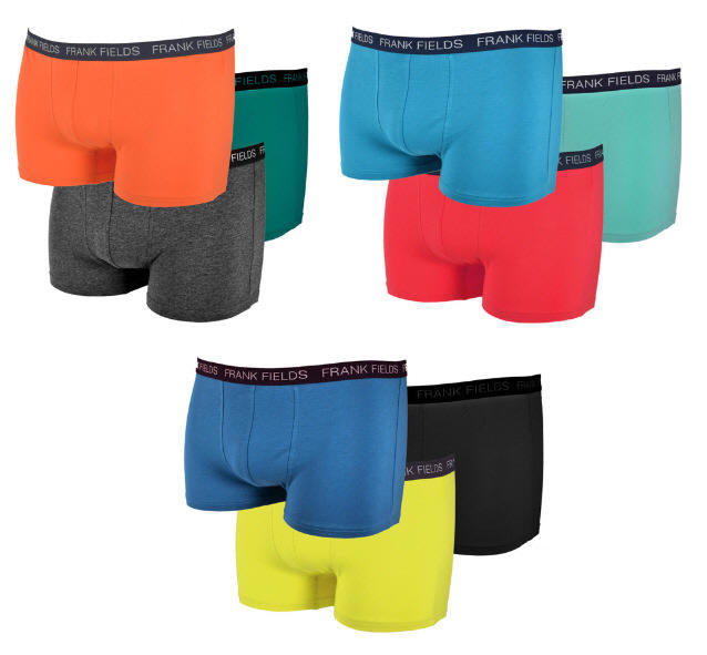 fashionable, close-fitting boxer in beautiful plain colors: berry, gray-orange, navy, orange, anthracite melange, green, petrol