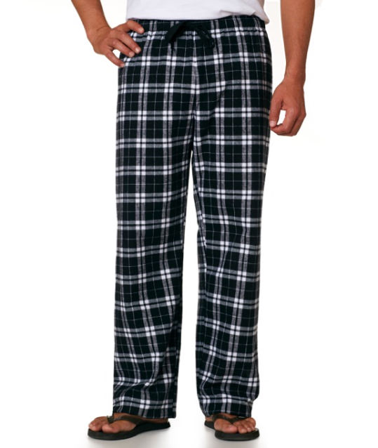 checked Pyjama-trousers from Flannel, brushed inside