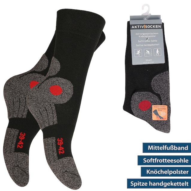 technical skiing socks with functional fibres