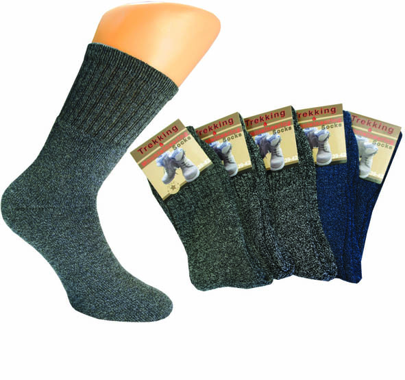 dark coloured trekking socks