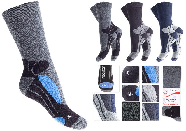 great winter sports-socks with integrated functional zones; modern tech design; 
