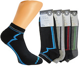 ideal sports sneakers; Breathable mesh insert; in 3-pairs-packs mixed light & dark packs; with soft waistband