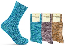 Damen-Softsocks Pastell Strickware kuschlige Flauschsocken uni 3-er Teilung Ton in Ton; weich und warm