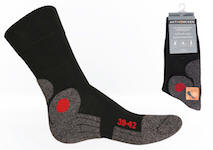 technical skiing socks with functional fibres