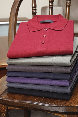 coloured poloshirts